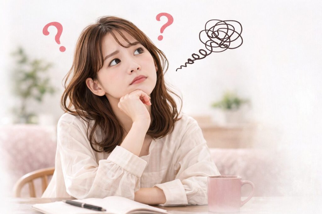 結婚したいかわからないと迷う女性